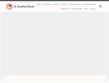 Tablet Screenshot of jonathan-david.org